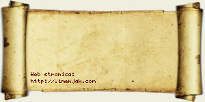 Jordanka Jovanović vizit kartica